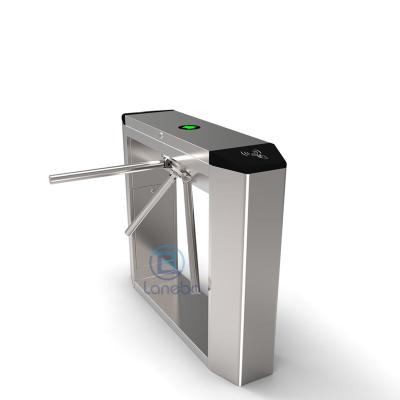 China Entrance control barcode scanner gate tripod turnstile body temperature scamera automatic gates for sale