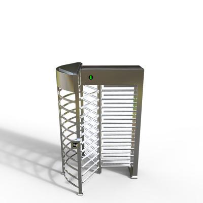 Cina Affordable Full Height Turnstile Gate security gates single lane RFID card access control system in vendita