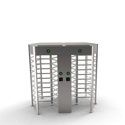 중국 Electric or manual double channel full height turnstile 120 degree rotor turnstile access control alarm 판매용