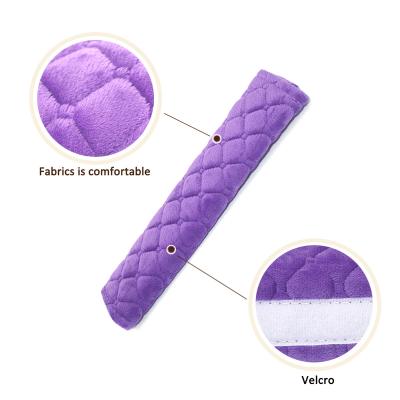 China 2pcs Washable Universal Car Shoulder Cover Seat Belt Pads Seat Belt Adjuster Universal Comfortable Car Seat Belt Protector Sets for sale