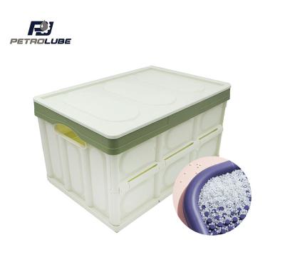 China South Korea 30L PP Plastic Box Storage Container Car Trunk Viable Foldable Collapsible Plastic Organizer for sale