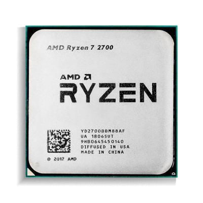 China High Quality Desktop For AMD Ryzen 7 2700 CPU R7 CPU 3.2 GHz 65W 12NM Socket AM4 for sale