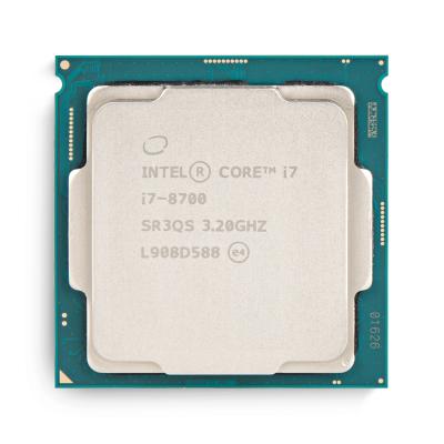 China Used Desktop Processor For Intel Core i7-8700 Processor 12M Cache , Up To 4.60 GHz i7 Processor for sale