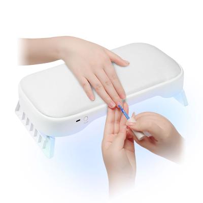 China Plastic Comfortable Hand 48W Machine Nail Pillow Nail Lamp Nail Phototherapy Tools for sale