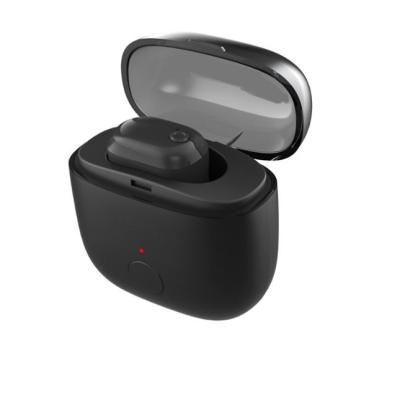 China In-ear best selling mini single wireless bluetooth earphone S041A with charging box 200mAh for sale