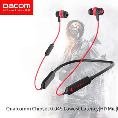 China Compatible with iPhone Dacom GH02 Qualcomm QCC AptX III Gaming Headset LED Light Up Bluetooth Earphones Neckband Band Style for sale