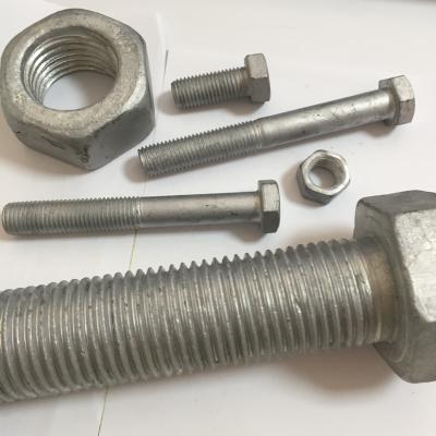 China Stainless Steel Hebei Fastener m45 Hex Bolt HDG Bolt for sale