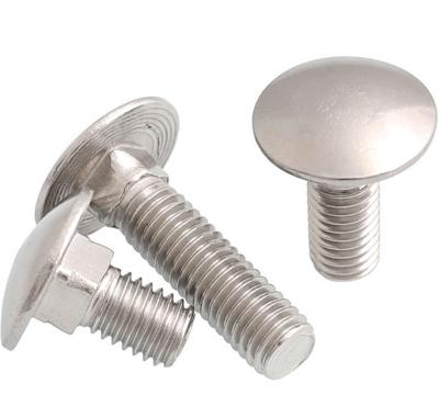 China Hot Sales Stainless Steel Carriage Bolt Mushroom Construction Head Round Head Carriage Bolt DIN603 for sale