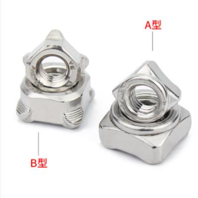 China Brand New Heavy Industry Din928 Hex Aluminum Cage Welding Nuts 929 Din 929 Steel For Square Welding Fastening Nut for sale