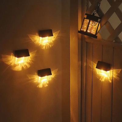 China Warm And Multi-Color Outdoor Garden LED Solar Light Butterfly Garden Wall Light And Wall Corridor Shade Garden Light Outdoor Lamp for sale