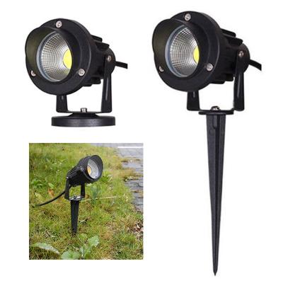 China Custom Outdoor High Quality Anthracite Waterproof Ground Spike Garden Aluminum Spotlight Ip 67 Gu10 With Plug For Lawn Villa for sale