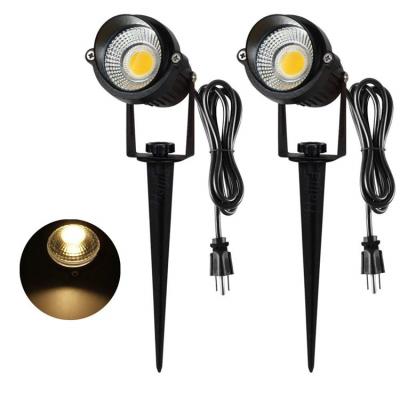 China Ac110 240v Smd Outdoor Led Aluminum Garden Spike Light 10w Garden Cob Spot Light 10w Aluminum Garden Spike Light for sale