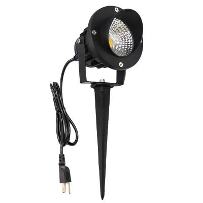 China Garden Spike Light 220v 12W Ip65 RGB Spotlight Aluminum Outdoor Led Garden Pathway Landscape Waterproof Lamp for sale