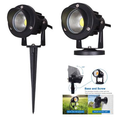 China 20w Ip65 Custom Waterproof Outdoor Garden Lamp Landscape Lawn Pathway Tree Spot Spike Light for sale