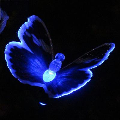 China Garden Color-changing Led Solar Garden Butterfly Lights Solar Animal Led Lawn Lamp Lawn Light For Garden Decoration Path for sale