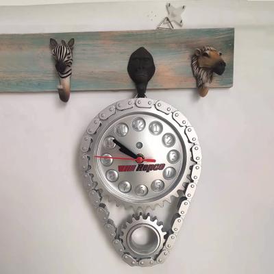 China Modern Funny Steampunk Resin Wall Clock Europe Decoration Wholesale New Custom Home Design For Sale for sale