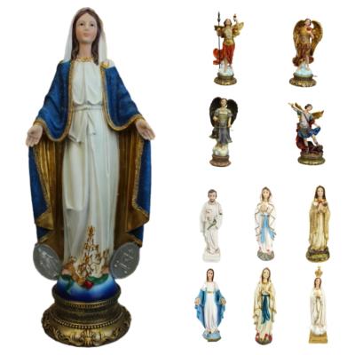 China Custom Polyresin Art Figures China Our Lady Of Grace Genuine Angel Religious Crafts Funny Decor Items for sale