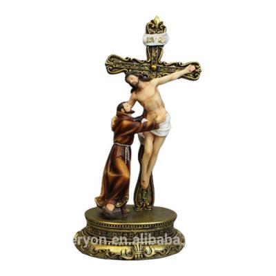 China Resin Catholic Religious Jesus Custom Religious Cross Souvenirs From Europe America for sale