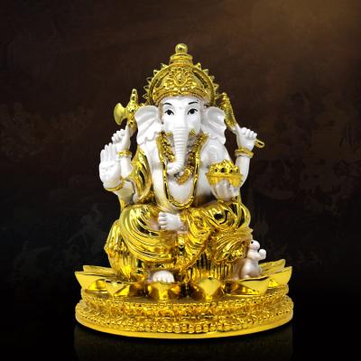 China Wholesale custom large mandap ganesha murtis figurine mini small mini figurine Hindu resin statue India religious god idols for sale for sale