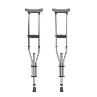 China Armpit Crutches supports Under Sight Aluminum Adult 300 lbs. Weight Capacity Push Button/Wing Nut Adjustment Detachable Crutches for sale