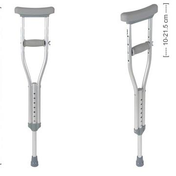 China Easy Adjustable Small Standard Aluminum Crutches Walkers Canes for sale