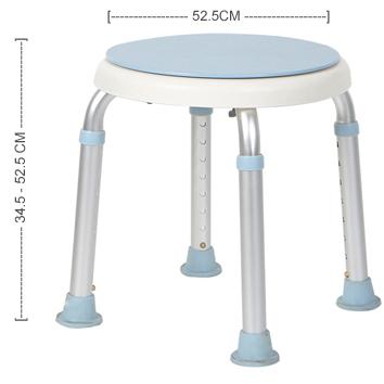 China Good quality aluminum bariatric hospital new arrival bathroom shower chairs benches for handicapped for sale