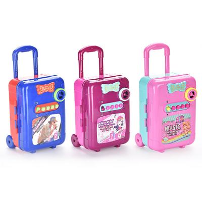 China Wonderful Educational Multifunctional Microphone Music Children Combination Suitcase Toys Interesting Toy Musical Instrument for Children for sale