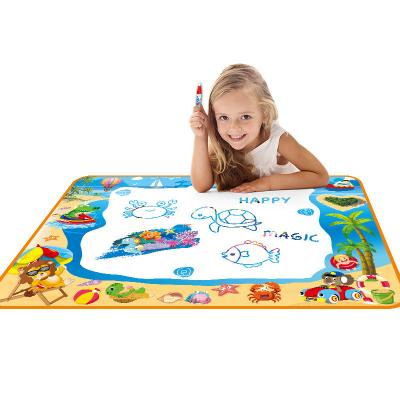 China Paper Hot sale kids early educational toys big canvas magic DIY drawing doodle mat toys for sale