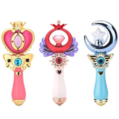 China Princess Beautiful Girl Flash Toy Children's magic fairy wand magic fairy WITH LIGHT AND MUSIC wholesale baby girl magic wand with music for sale