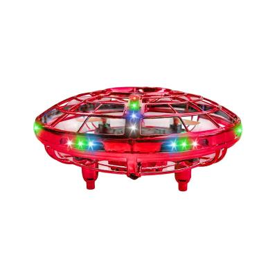 China RC Model Kids Interactive UFO Aircraft Suspension Hand Induction Gyro Flying Saucer Spinner Spinner Toys for sale