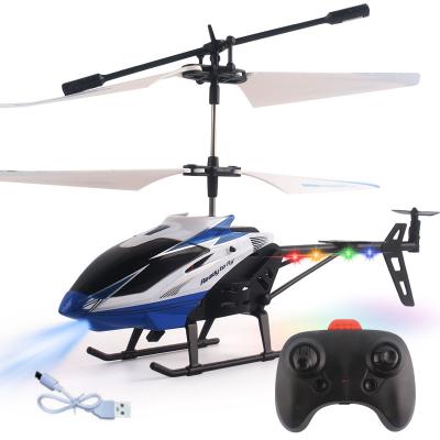 China RC Hobby Helicopter Mini Helicopter Remote Control Airplanes With Light 3 Channels Rc Toy Airplane For Kids Remote Control Toys for sale