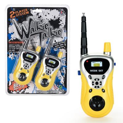 China New 80M Long Distance 2 Way Radio Interphone Toy Kids Walkie Talkie Interactive Real Time Message Transmission Walkie Talkie For Children 18*6*3.7CM for sale