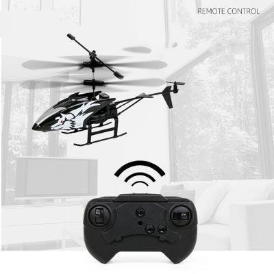 China 2021 New RC Hobby Drop Prevention Airplane RC Helicopter Remote Control Flying Toys with Light and USB Charging Cable for sale