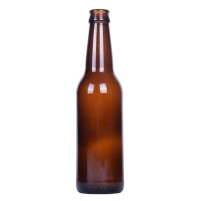 China Wholesale 250ML 330ML Amber Glass Beer Beverage Bottles for Seltzer Water for sale