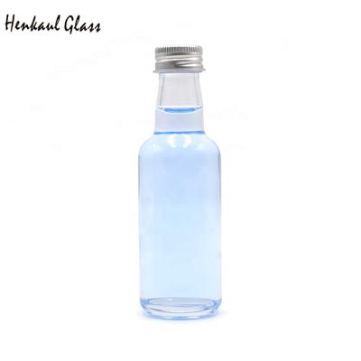 China Eco-friendly Recyclable Wholesale Liquor Bottle 50ML Mini Glass Bottle For Sale for sale