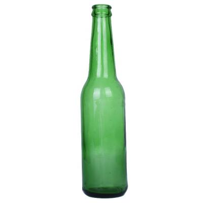 China Wholesale Cheap Price 330ml Clear Amber Beverage Glass Bottle Green Beer For Sale for sale