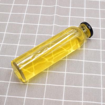 China Henkaul 300ML Flint Glass Juice Bottles Packaging Eco-Friendly Recyclable Manufacturer for sale