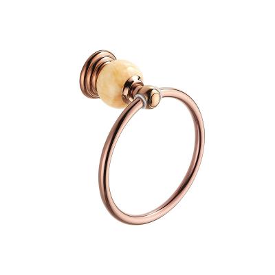 China Modern European Style Wall Hanging Ring Towel Ring 304 Stainless Steel 304 Stainless Steel Round Towel Ring Holder for sale