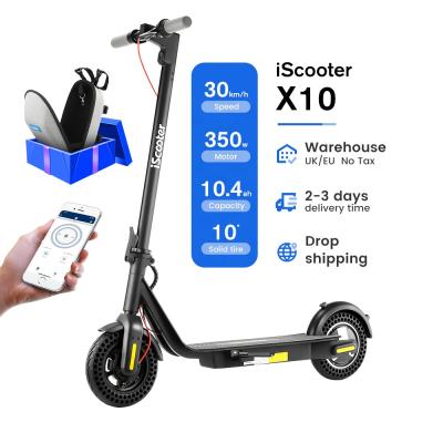 China Alibaba-Co-R-U 30km/h 10.5Ah Electric Scooter Adult Unisex i10 Scooters Folding Mobility Scooter for sale