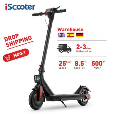 China L9 Unisex 500W 10.4 AH 8.5 Inch Folding Smart Electric Scooter Kick Scooters Adult Electric Scooters for sale