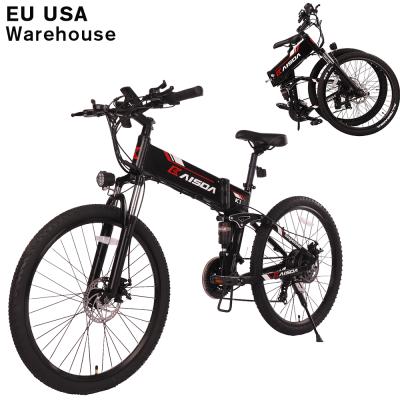 China Multifunction Electric Bike 500W 10.4Ah 48V 5 Speed ​​Folding Electric Powerful Tire Offroad Double Shock Absorption And Drop Shipping Electric Bike Eu Warehouse for sale