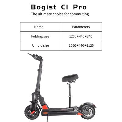 China Women 10 Inch EU Dropshipping C1pro 500W Max Speed ​​E-scooter Bike 45km/h for sale