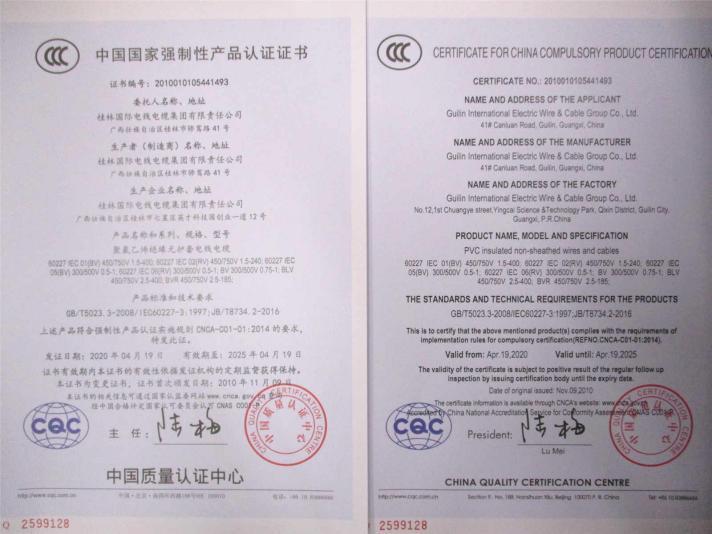 CCC - Guilin International Wire And Cable Group