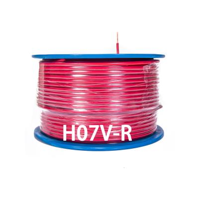 China Power and Control Cable H07V-R H07 V-K House Wire 450/750V Copper Class 2 PVC Insulated Single Core Power Cable Stranded à venda