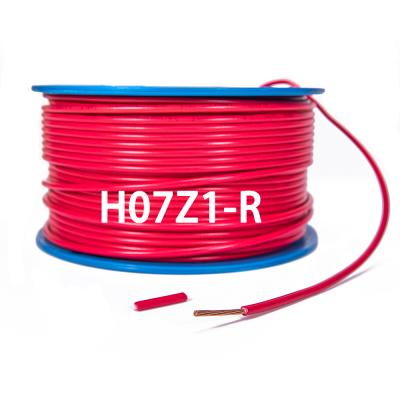 China Underground Electrical House Wiring Materials H07Z1-R 450/750V LSZH Compound Stranded Single Core Power Cable Te koop