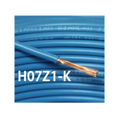 China Class 5 450/750V LSZH Certified Underground Copper Compound H07Z1-K Single Core Flexible Power And Control Cable à venda