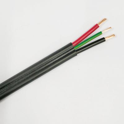 Chine Domestic 3 Core 16mm TPS Flat Cables Include LSZH Black Easy Tear Sheath Materials Used In Home Wiring SRF Cable à vendre