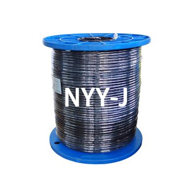 Cina Construction Power Cable NYY-J Copper Conductor PVC Insulated Sheath 0.6/1kV Power And Control Cable in vendita