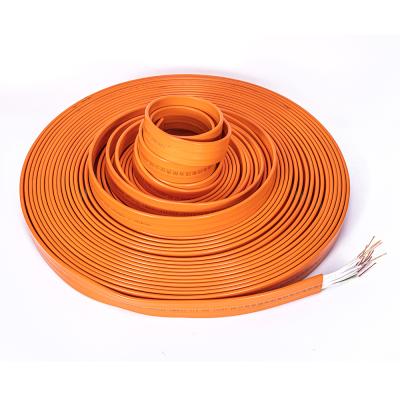 China Construction Flat Traveling Cable For Elevator PVC Insulation Flat Flexible Elevator Cable for sale