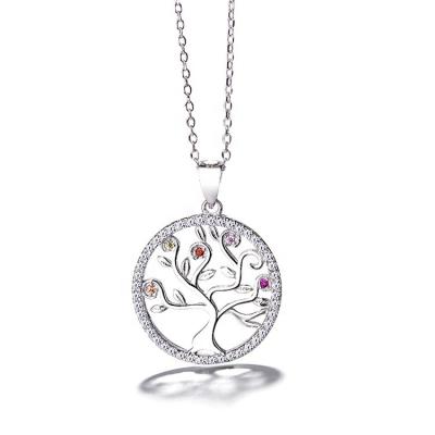 China FASHIONABLE 100% 925 Sterling Silver Tree Life Pendant Jewelry Made Of Women's Jewelry for sale